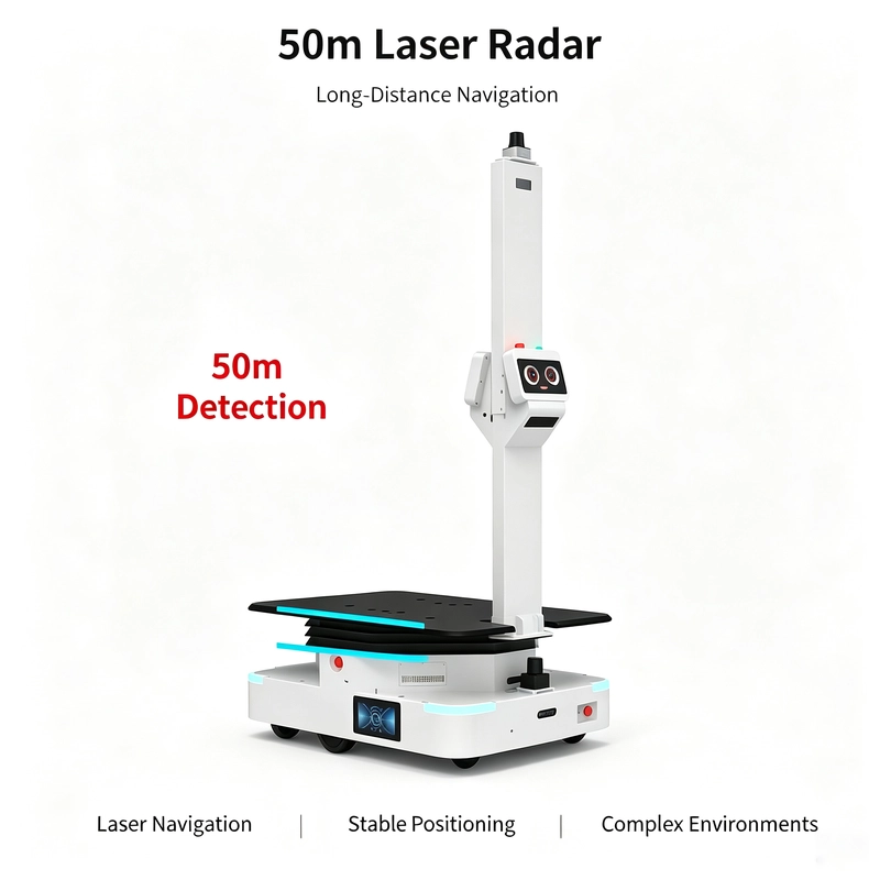 China Fly Boat Delivery Delivery Robot AGV / AMR Material Handling Solution manufacturer