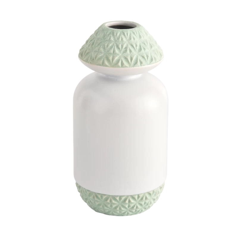 Custom Unique Wholesale Luxury 210ml Empty Ceramic Reed Diffuser Bottles