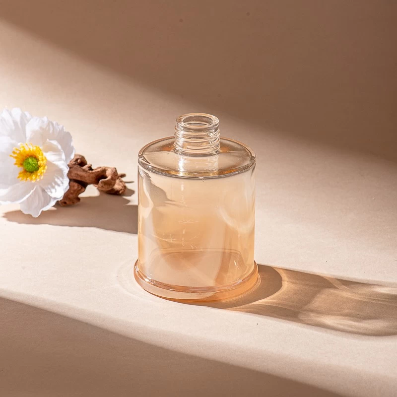 Luxury Electroplated Gradient Colored glassware Scented Glass Diffuser Bottles