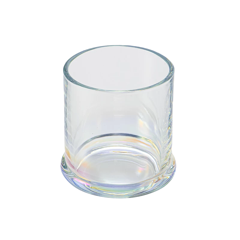 Luxury custom gradient transparent glass candle jar wedding decoration