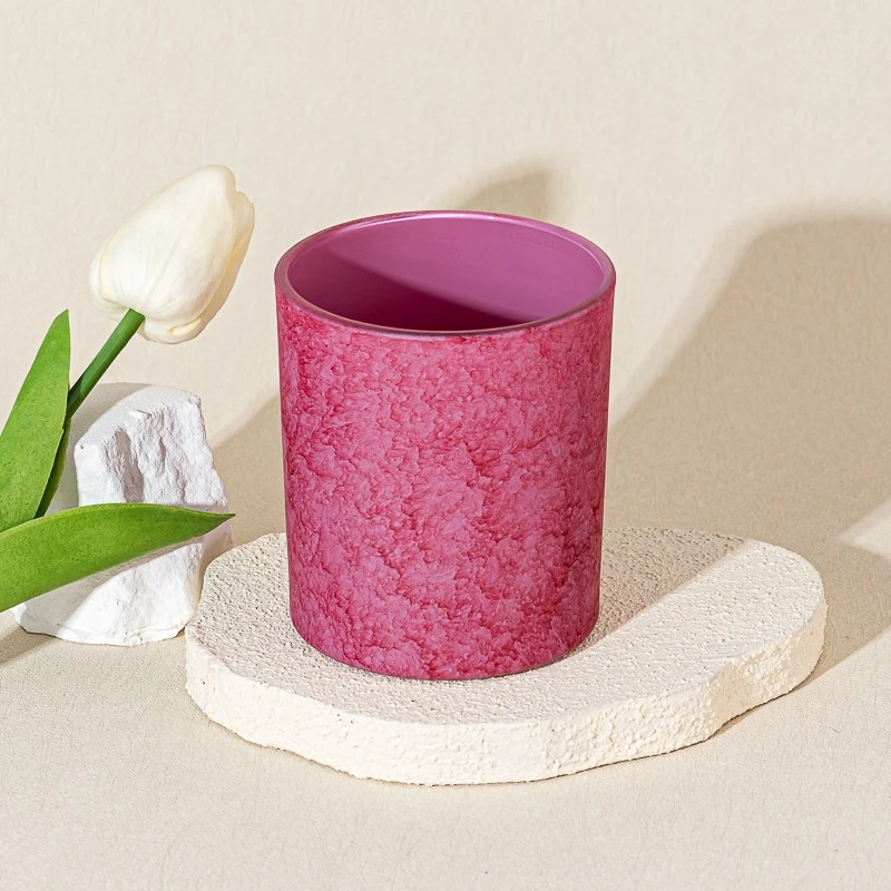 Wholesale double-color classic glass candle jars