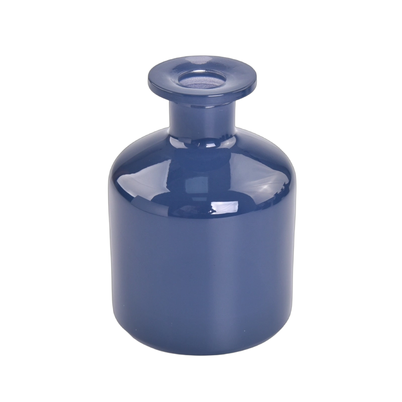 Luxus-Indigo-Blau-Glas-Duft behälter für Heim duft marken