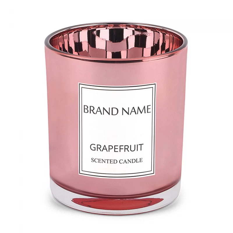 rose gold candle jar supplier china, rose gold candle jar manufacturer