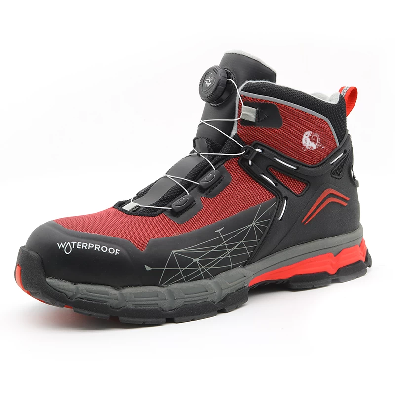 China TM122 Non-slip soft eva rubber sole fiberglass toe anti puncture waterproof work boot manufacturer