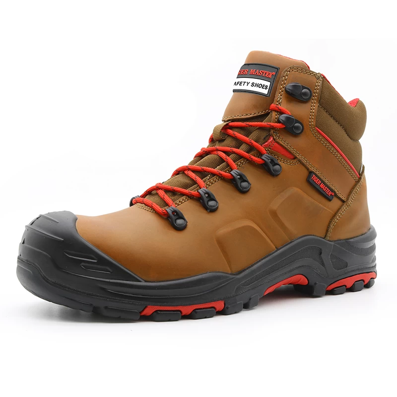 China TM105 Heat proof rubber sole composite toe anti puncture waterproof safety boots manufacturer