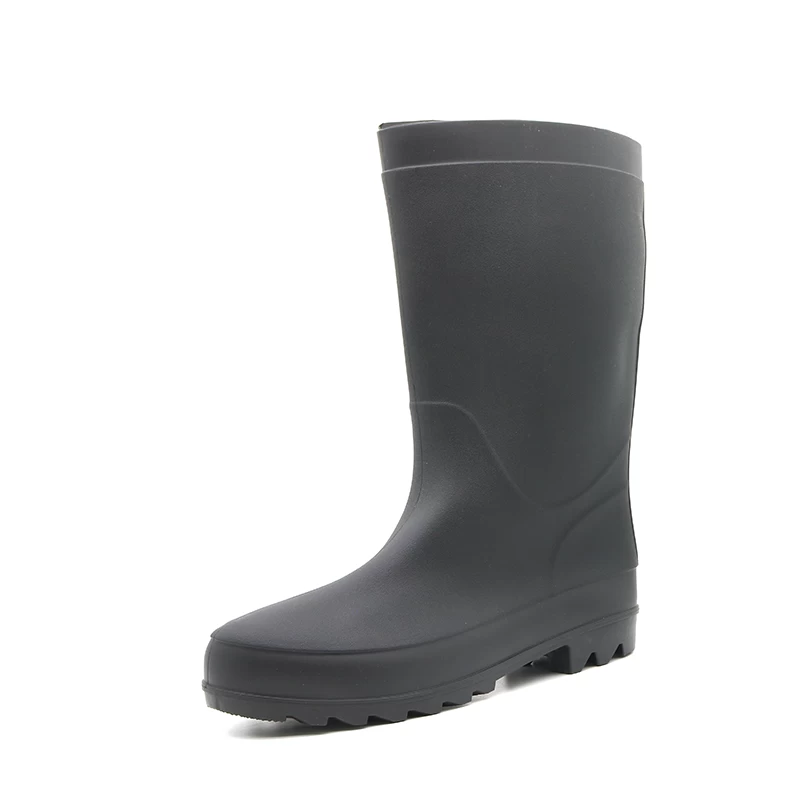 China 104 Anti slip oil acid alkali resistant waterproof lightweight non safety pvc rain boots manufacturer