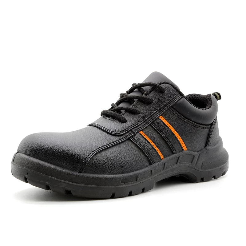 China TM2024 oil slip resistant PU outsole prevent puncture safety shoes steel toe cap manufacturer