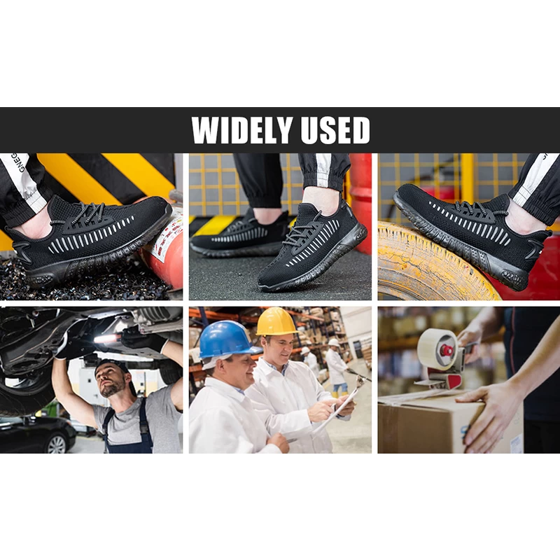 Chine 752 gris anti-dérapant prévenir la perforation chaussures de sécurité sport légères embout en acier fabricant