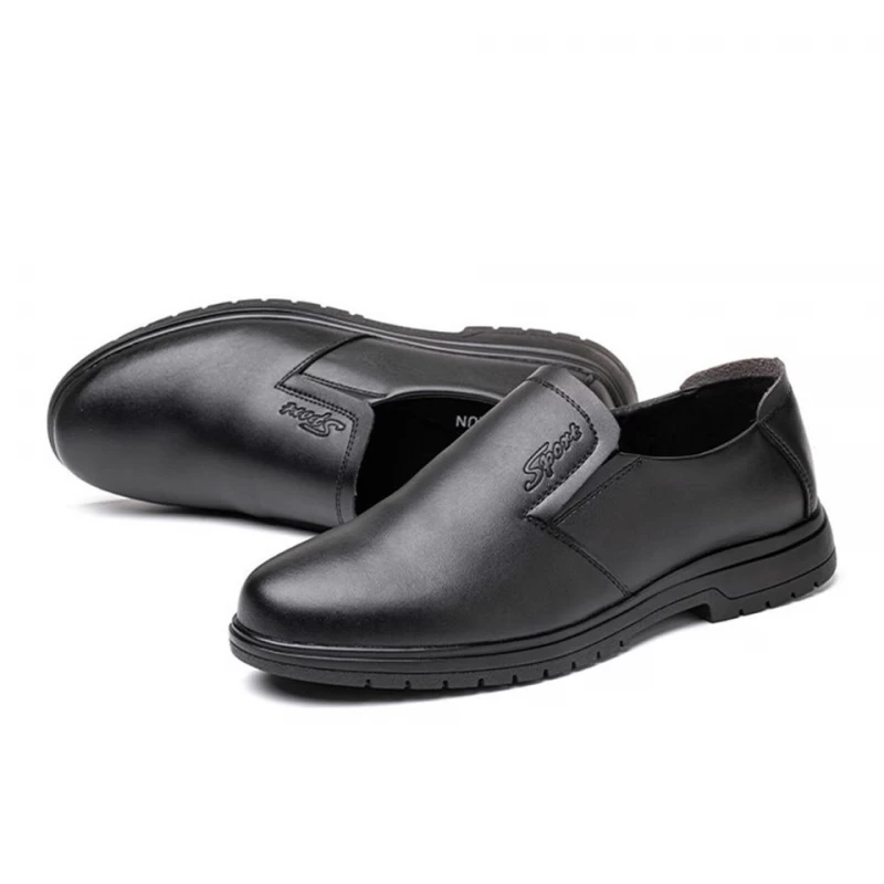 China 756 Black anti slip steel toe puncture proof restaurant kitchen chef safety shoes manufacturer