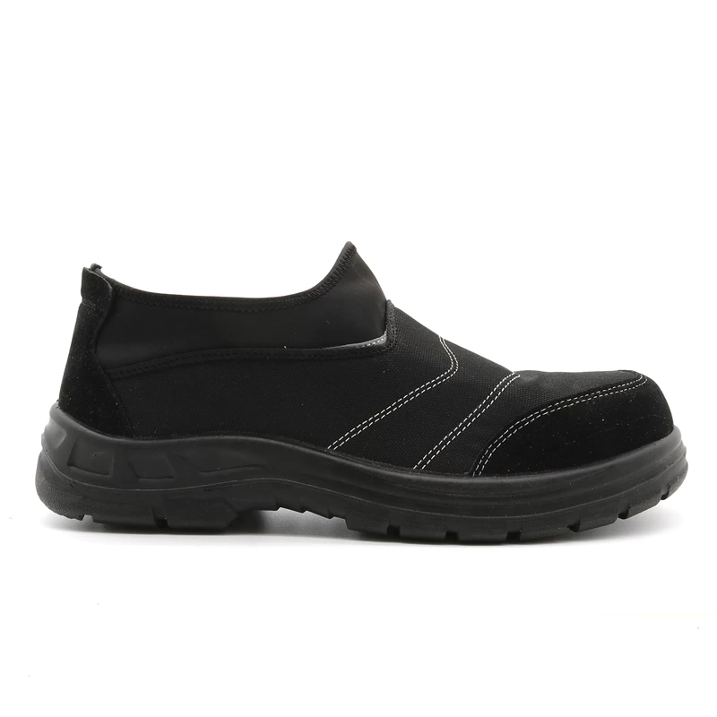 China TM239 Sapatos de segurança tipo deltaplus à prova de furos com biqueira de aço antiderrapante de óleo sem renda fabricante