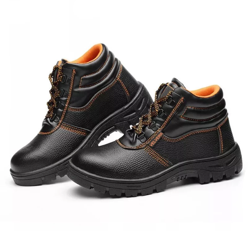 China HS2120H Anti slip iron toe puncture proof construction workers safety shoes cheap manufacturer