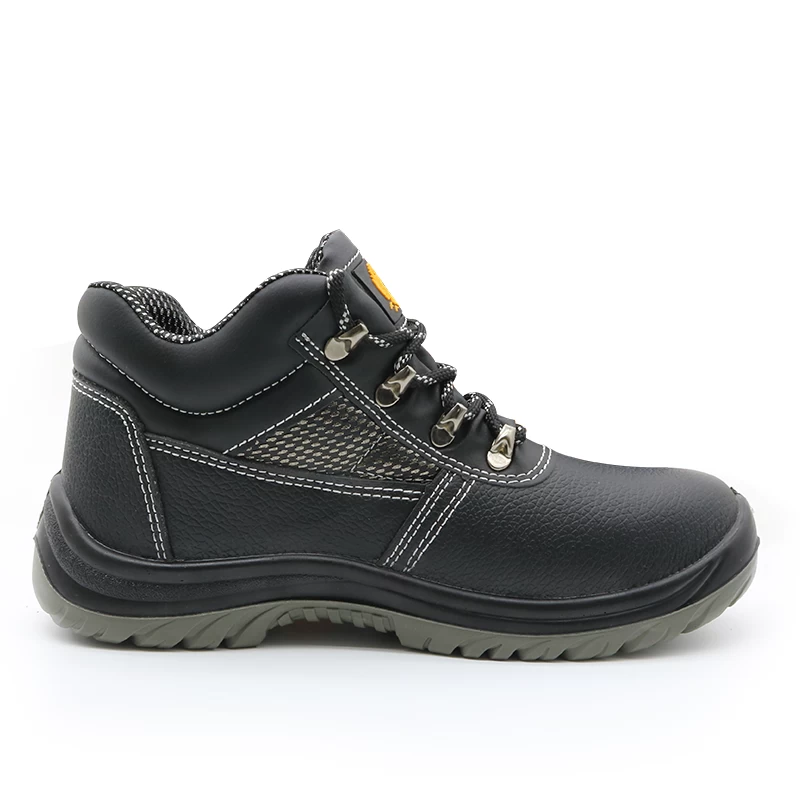 China TM003 oil water resistant antistatic steel toe prevent puncture leather industrial safety shoes manufacturer