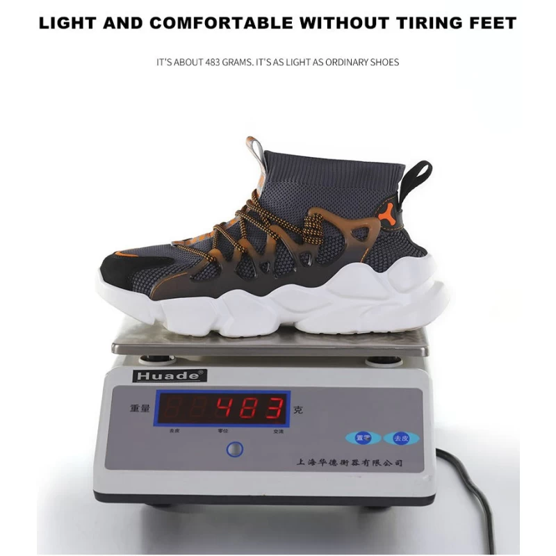 Китай 0218 Нескользящие легкие кроссовки со стальным носком, устойчивые к проколам, модные спортивные кроссовки производителя
