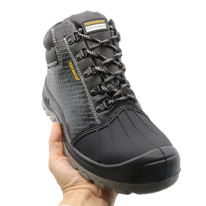 China TM030 Oil acid resistant non-slip pu sole steel toe puncture proof antistatic industrial safety shoes for men manufacturer