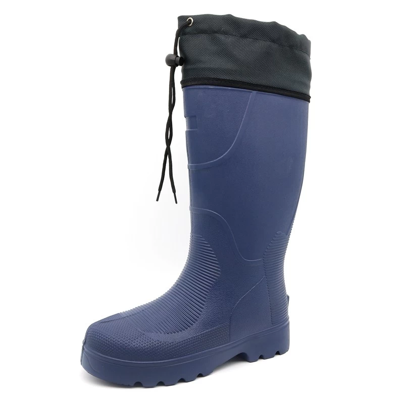 China EB06 anti slip oil acid chemical resistant waterproof light weight non safety eva work boots manufacturer