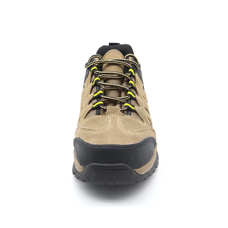China TM240L Suede leather upper eva rubber sole steel toe puncture proof outdoor hiking safety work shoes manufacturer