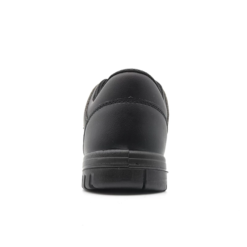 China TM202L Black microfiber leather oil slip resistant pu sole composite toe anti puncture safety shoes with CE manufacturer