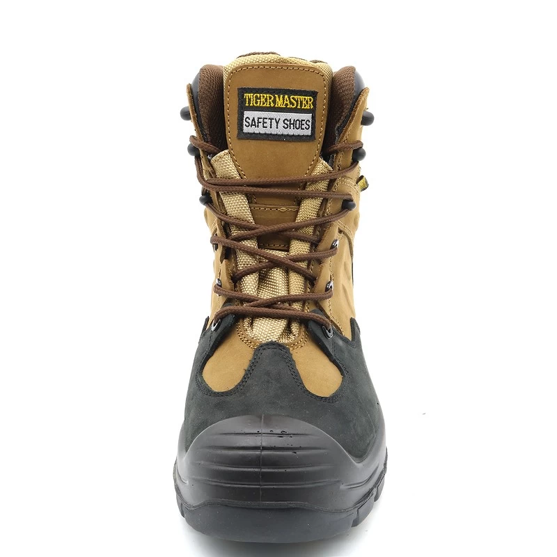 China TM133 Tiger master heat resistance rubber sole steel toe anti puncture safety shoes work boots for men manufacturer