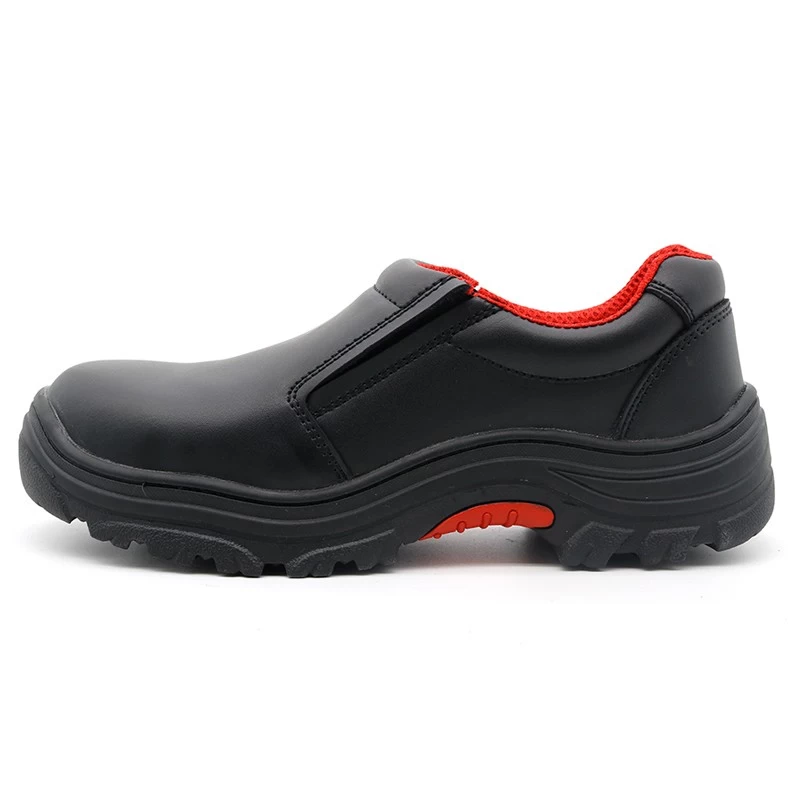 China TM142 Heat resistance rubber sole prevent puncture composite toe men safety shoes without laces manufacturer