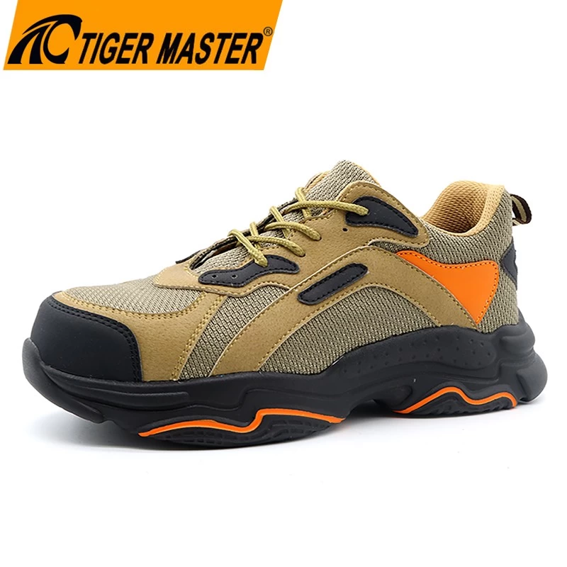 Китай 0268 Anti slip soft eva sole steel toe prevent puncture comfortable light weight sneaker safety shoes for men - COPY - 2bqiiw производителя