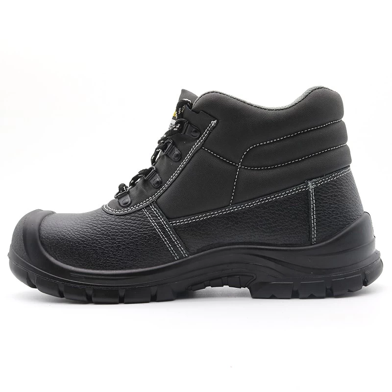 China TM066 CE anti slip oil resistant pu sole prevent puncture steel toe safety boots for men manufacturer