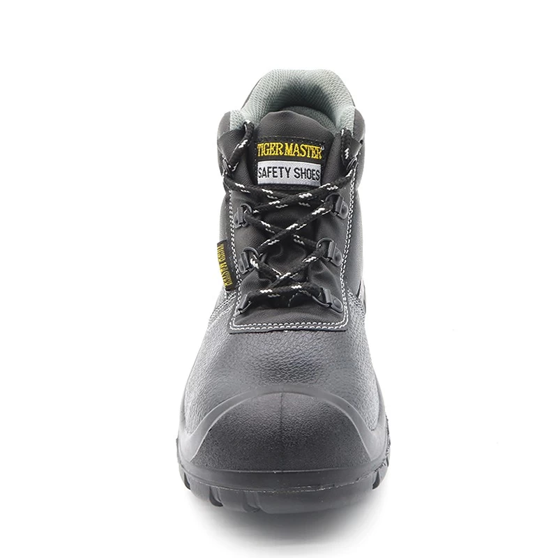 China TM066 CE anti slip oil resistant pu sole prevent puncture steel toe safety boots for men manufacturer