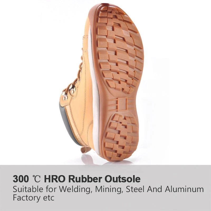 China TM150 shock absorber eva rubber sole steel toe outdoor hiking safety shoes for men manufacturer