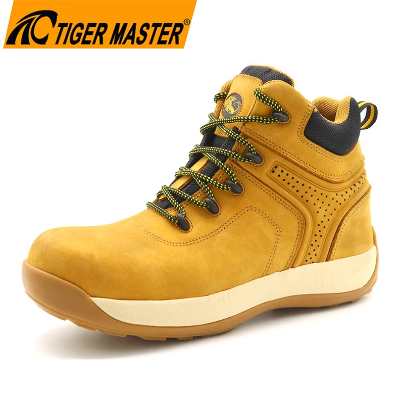 China TM149 Oil slip resistant composite toe anti puncture men hiking safety shoes waterproof manufacturer