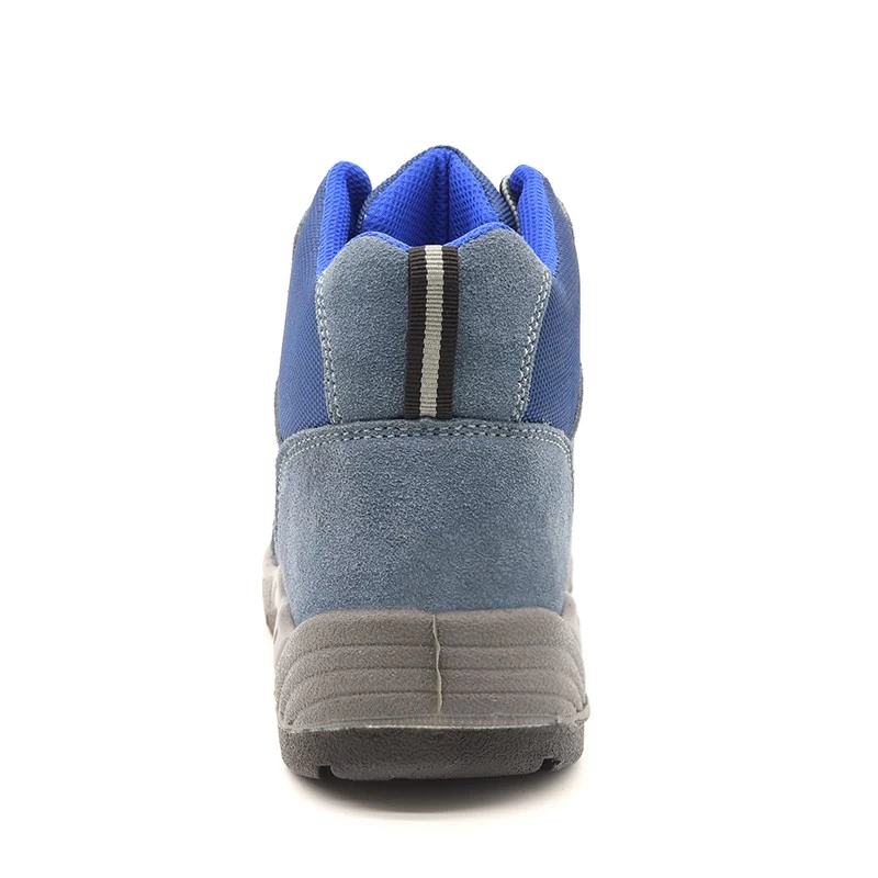 China TM207 oil slip resistant pu sole puncture proof steel toe men safety shoes sport manufacturer
