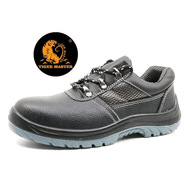China TM003L Tiger master oil slip resistant PU outsole steel toe leather safety shoes for men manufacturer
