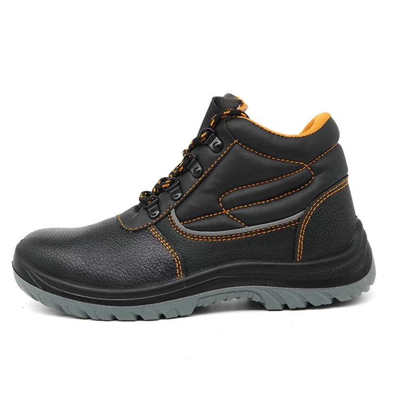 China TM036 Anti slip PU sole puncture proof steel toe men safety shoes industrial manufacturer