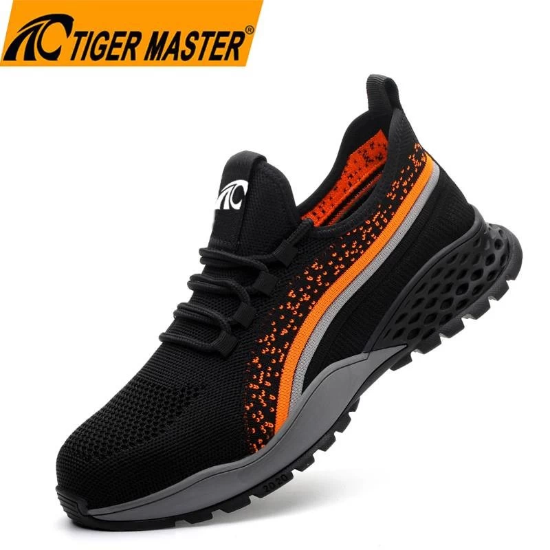 China TM263 Anti slip oil resistant puncture proof steel toe men safety shoes sneakers manufacturer