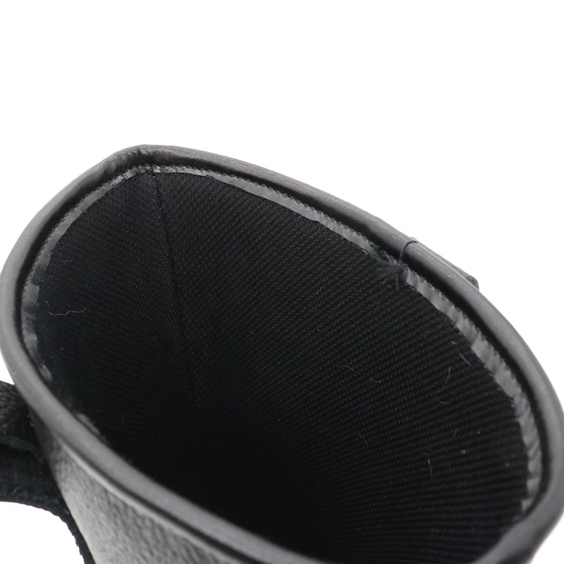 Chine TM073 bottes de sécurité de soudage à bout en acier en cuir noir avec semelle en PU antidérapante pour hommes fabricant