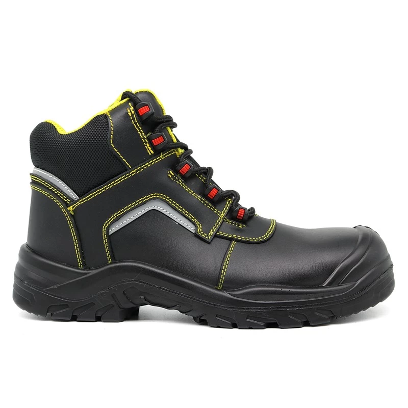 China TM159 Non slip PU sole prevent puncture safety shoes steel toes manufacturer