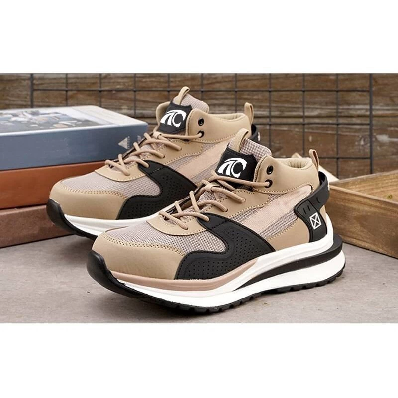 China TM267 Non slip PU sole anti puncture steel toe sneakers safety shoes for men manufacturer