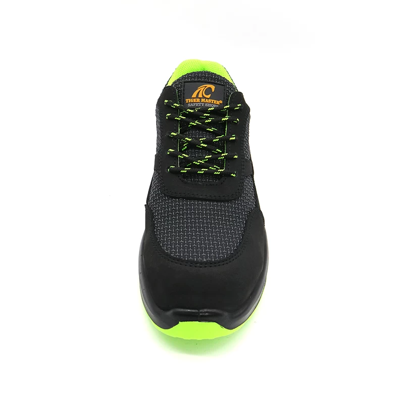 China Tm269 Sapatos de segurança de aeroporto antiderrapantes pretos antiderrapantes para homens fabricante