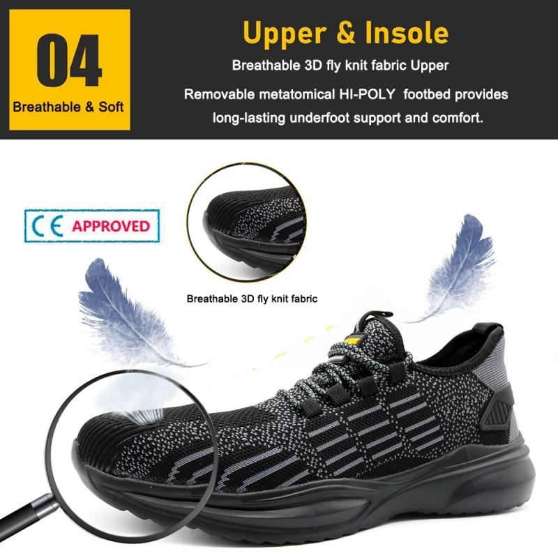 porcelana TM270 Zapatos de seguridad deportivos con suela de EVA blanda antiperforación con punta de acero fabricante