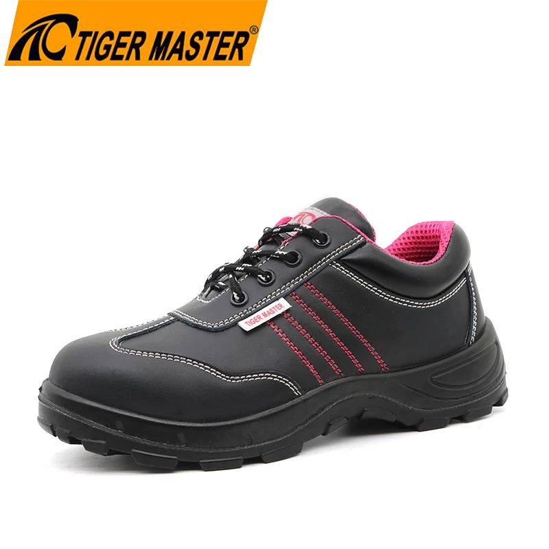 Китай TM077L Черный устойчивый к проколам стальной носок дешевая защитная обувь для женщин производителя