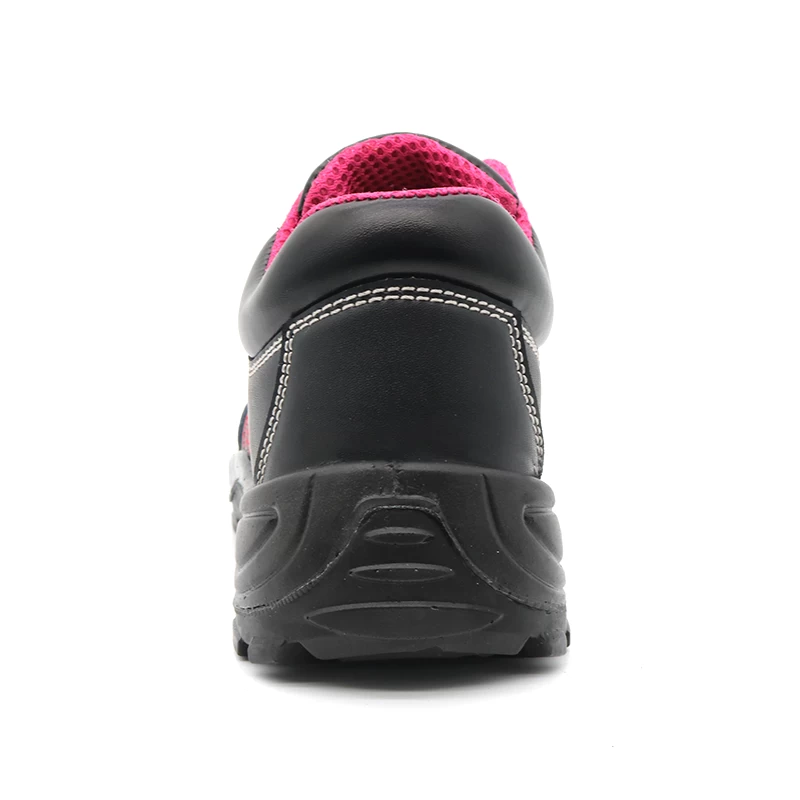 porcelana TM077L Zapatos de seguridad baratos con punta de acero a prueba de pinchazos negros para mujeres fabricante