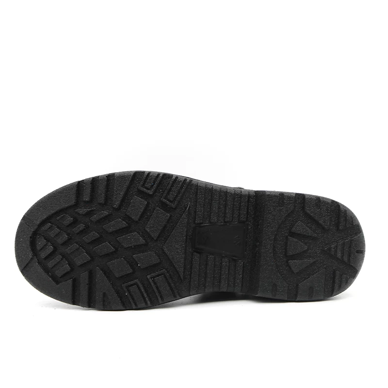 Chine TM075 Chaussures de sécurité d'été antidérapantes en cuir noir pour hommes fabricant