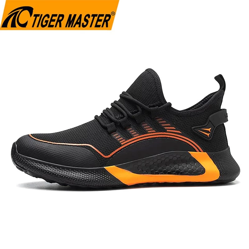 China Tm3057 antiderrapante confortável sola de eva masculino sapatos de segurança biqueira de aço esporte fabricante