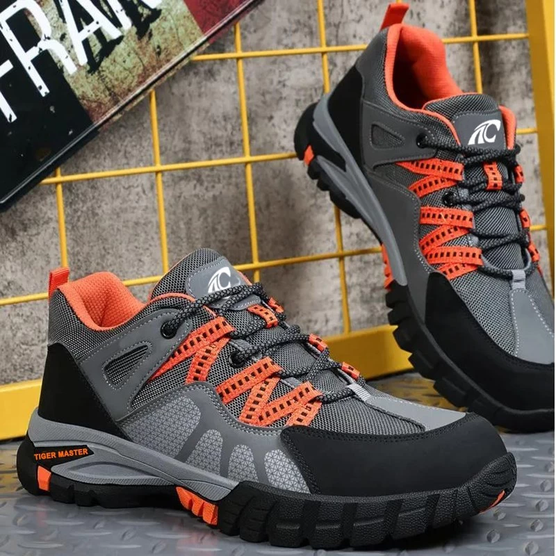 中国 TM3062 热镐防油防滑橡胶底钢头时尚安全鞋男式工作 制造商
