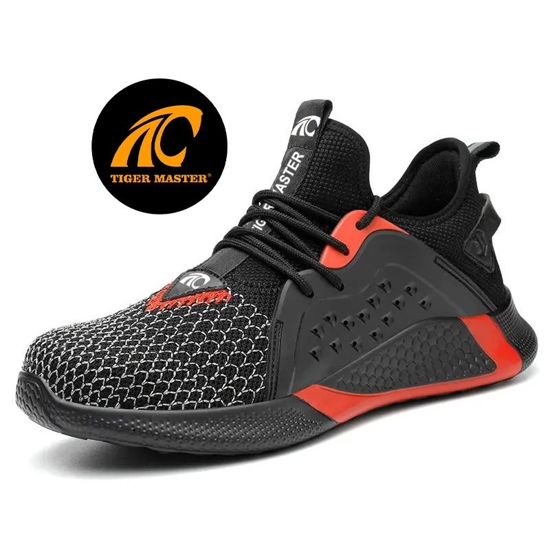 China TM3064 Lightweight anti puncture steel toe soft men women safety shoes sports manufacturer