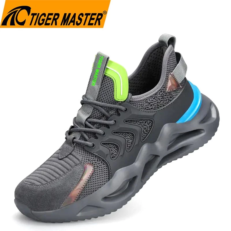 China Tm3065 macio antiderrapante sola de eva tênis leve moda sapatos de segurança biqueira de aço fabricante