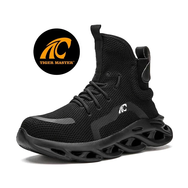 China TM3066 High ankle soft EVA sole puncture proof steel toe safety sneaker for men manufacturer