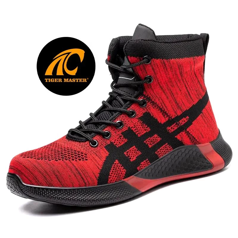중국 TM3066 High ankle soft EVA sole puncture proof steel toe safety sneaker for men - COPY - u32tet 제조업체