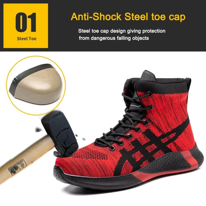 الصين TM3067 حذاء أمان خفيف الوزن ومضاد للثقب من الفولاذ المقاوم للصدأ للنساء الصانع