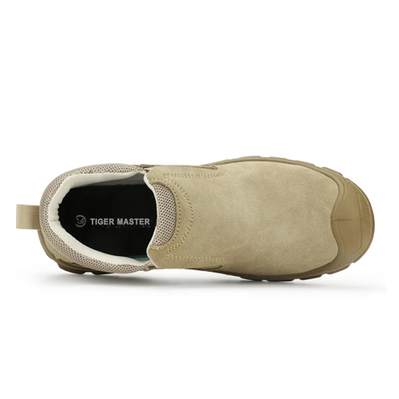 porcelana TM3068 zapatos de soldadura de seguridad de moda con punta de acero antideslizante y antiperforación sin cordones fabricante