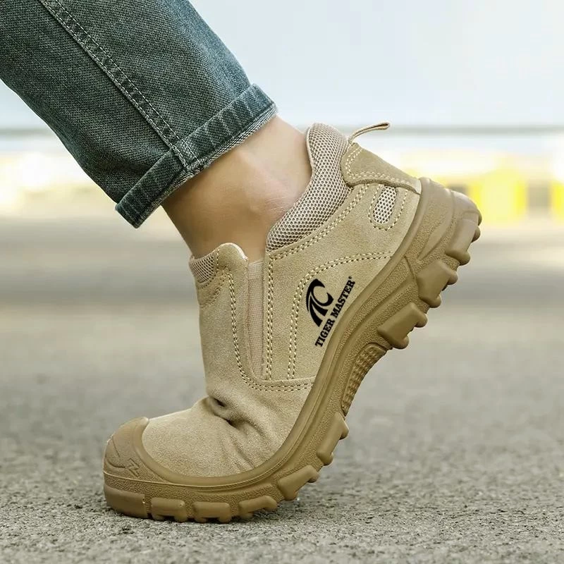 الصين TM3068 عدم الانزلاق المضادة للثقب الصلب اصبع القدم أحذية السلامة أزياء لحام بدون أربطة الصانع