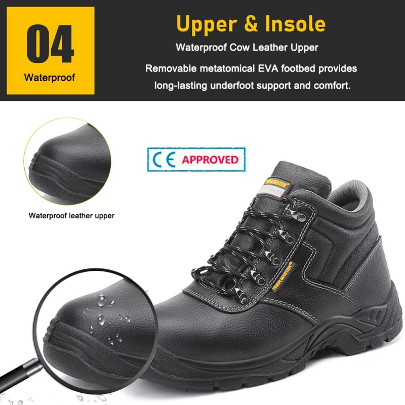 الصين TM3069 أحذية السلامة المصنوعة من الفولاذ المقاوم للصدأ المقاومة للانزلاق للبناء الصانع